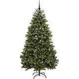  Umjetno božićno drvce Zelena 210 cm PVC i metal | shoptok.hr