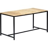  Blagovaonski stol od masivnog grubog drva manga 140x70x75 cm | shoptok.hr