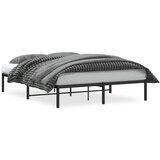 Maison Chic Kovinski Posteljni Okvir - Dvoposteljna postelja črn 160x200 cm, (22081677) u