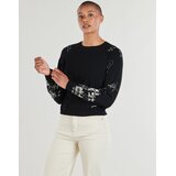 Desigual Puloverji JERS_MARQUETTE 26SWJF10 Črna | Shoptok.si