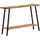 vidaXL Konzolna mizica 110x30x75 cm trden mangov les | Shoptok.si