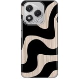  Torbica Silikonska Print Skin za Honor 400 Lite Black Flow | Eponuda.com