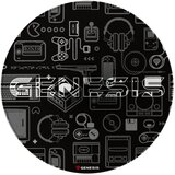 Genesis Tellur 300 Round Gear Protective Floor Mat, 100cm, Black | Protective Floor Mat Tellur 300 Round Gear Polyester | Floor Mat | Multicolor | shoptok.hr