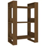 Maison Chic Knjižna omara - Knjižni regal medeno rjava 60x35x91 cm trden les, (21726220) | Shoptok.si