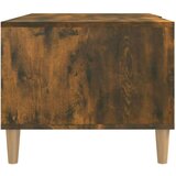 vidaXL Stolić za kavu dimljeni hrast 89,5x50x40 cm konstruirano drvo | shoptok.hr