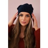 Kesi Cap with fleece Sandra K210 navy blue Cene