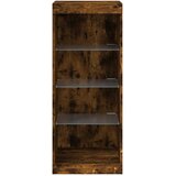  Komoda s LED svjetlima boja dimljenog hrasta 41x37x100 cm | shoptok.hr