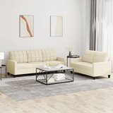 vidaXL 2-dijelni set sofa s jastucima krem od umjetne kože Cijene