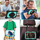 NIKCORP Ovitek za Samsung Galaxy Tab A7 10.4 T500 / T505, zaščitni etui s stojalom, ročajem in naramnim trakom, zelen, trpežen, (5000139085) | Shoptok.si
