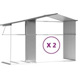  Vrtno spremište sivo 277 x 279 x 179 cm od pocinčanog čelika | shoptok.hr