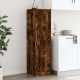 vidaXL Lekarniška omara dimljeni hrast 40x41x144,5 cm inženirski les | Shoptok.si