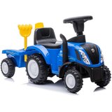  Dječji traktor guralica s prikolicom New Holland plavi | shoptok.hr