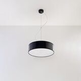 Nice Lamps Črna viseča svetilka ø 35 cm Atis – Cene