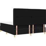 Box spring krevet s madracem Crna 180 x 200 cm tkanina | shoptok.hr