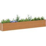  Povišena gredica - Vrtna gredica 485 x 50 x 68 cm Cinkani čelik | shoptok.hr