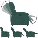  Naslonjač tamnozeleni baršunasti | shoptok.hr