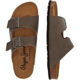 PepeJeans Nizki natikači rjava / bela | Shoptok.si