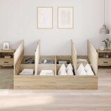 Okvir kreveta za pohranu Sonoma hrast 180x200 cm | shoptok.hr