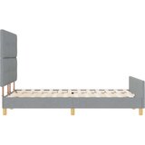  Krevetna konstrukcija Svjetlosiva 160x200 cm Tkanina | shoptok.hr