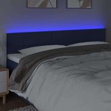  Posteljno vzglavje modro 200x5x78/88 cm blago, (20952334) | Shoptok.si