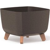 Prosperplast Gracia Square Eco Wood tegla za cvijeće 29 cm &amp;ndash; Coffee Slike