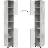 vidaXL Set namještaja za kupaonicu 4 pcs Beton siva 30 x 35 x 192 cm | shoptok.hr