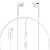 Oem Mayaxess, Žične USB-C slušalke za Samsung Galaxy S25 Ultra z vgrajenim mikrofonom, Bela, (5000228740) | Shoptok.si