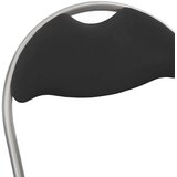  Sklopiva stolica 2 pcs Crna i Siva 48 x 43 5 x 81 cm Lažna koža - Crna i siva 2 | shoptok.hr