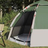 Brzi šator s kišnom navlakom za 4 osobe Zelena 185T Polyester | Eponuda.com