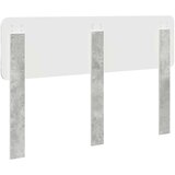 vidaXL Vzglavje z vzglavjem Betonsko siva 140 cm Konstruiran les | Shoptok.si