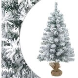 Mini božićno drvce 45 cm PVC Zelena i bijela - Zelena i bijela 45 cm bez LED svjetala | shoptok.hr