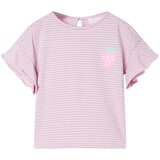  Dječja majica s volanima na rukavima ljubičasta 104 | shoptok.hr