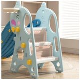  MamaKids dječji tobogan za dvorište i igraonicu, plavo žuti 160 cm | shoptok.hr