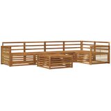 vidaXL Zunanja garnitura za sedenje 6 pcs Naravna Masiven les akacije, (5000282467) | Shoptok.si