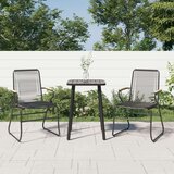  Vrtne stolice 2 kom crne 58 x 59 x 85 5 cm od PVC ratana Cijene
