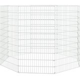  Ograđeni prostor za životinje slobodnog uzgoja s 8 panela, 54 x 100 cm, pocinčano željezo | Eponuda.com