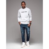 Ombre Men's denim jogger pants with rips and zippers - dark blue | Eponuda.ba