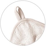 BabyOno Brisača bambus 100x100 cm, z ušeski, svetlo bež | Shoptok.si