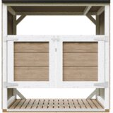 Timbela Nadstrešek za smetnjake 2x240L, vrtna shramba M980A-TERRA BROWN, (5000227483) Cene