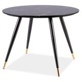Molarem Home stolić CYRYL II - MDF + staklo s efektom mramora | shoptok.hr