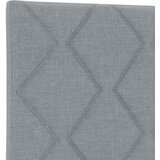  Boxspring krevet s madracem Svjetlosiva 90 x 190 cm Tkanina | shoptok.hr