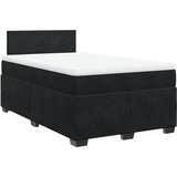 The Living Store Box spring postelja z vzmetnico črna 120x190 cm žamet - Box Spring Postelja, (21489508) | Shoptok.si