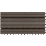  Pločice za decking 6 pcs Tamno smeđa 60 x 30 cm | Eponuda.com