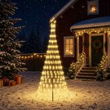  LED božićno drvce 230 LED lampica Višebojno Željezo Crna | shoptok.hr