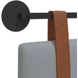  Držeće uzglavlje Zidne Svijetlo siva 210 x 55 x 5 cm Antikni PU - Svjetlosiva 200 cm bez LED | shoptok.hr