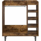 Golf ormar s kotačem Jednobojno Dimljeni hrast 90 x 45 x 98 cm | shoptok.hr