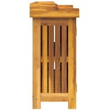  Vrtni ormar Prirodna 78 x 36,5 x 78cm Čvrsto drvo akacije | shoptok.hr