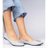 D/CEO marka niezdefiniowana Silver glitter ballet flats with rhinestones Ellada | ePonuda.com