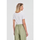 Marisse White Diamond Neckline Blouse | shoptok.hr