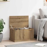  Kutija za pohranu umjetnički hrast 70x40x38 cm izrađeno drvo | shoptok.hr